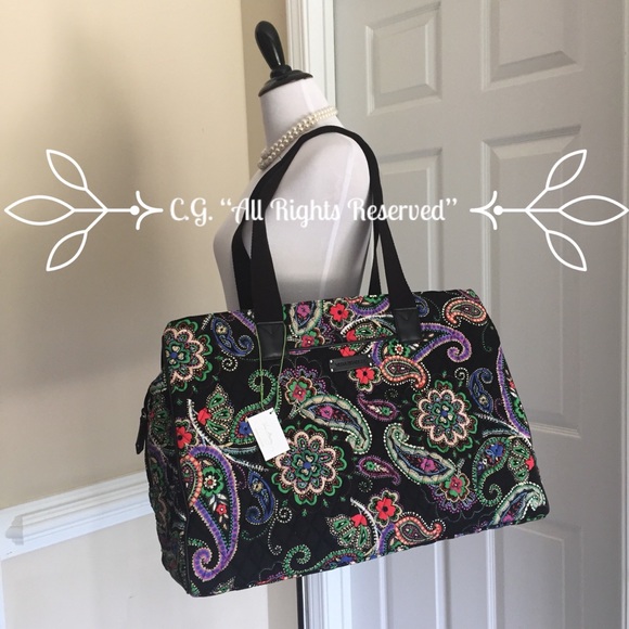 Vera Bradley Handbags - Vera Bradley Charged Triple Compartment Travel Bag
